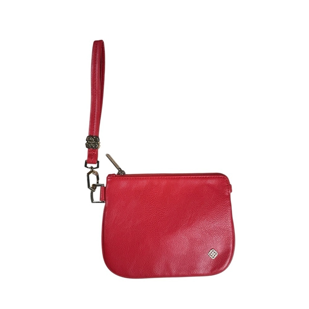 Kendra Scott Red Leather Wristlet